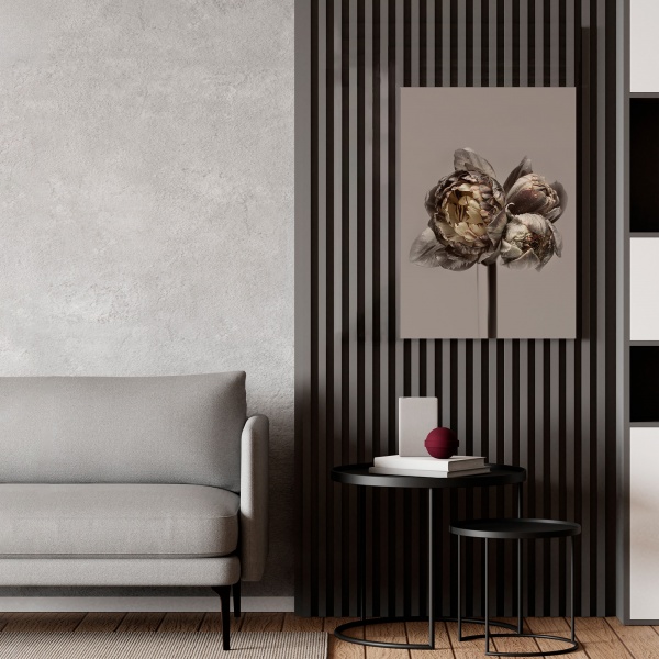 Картина на полотні Бежеві квіти 70x50 см WS Holst 14082216 