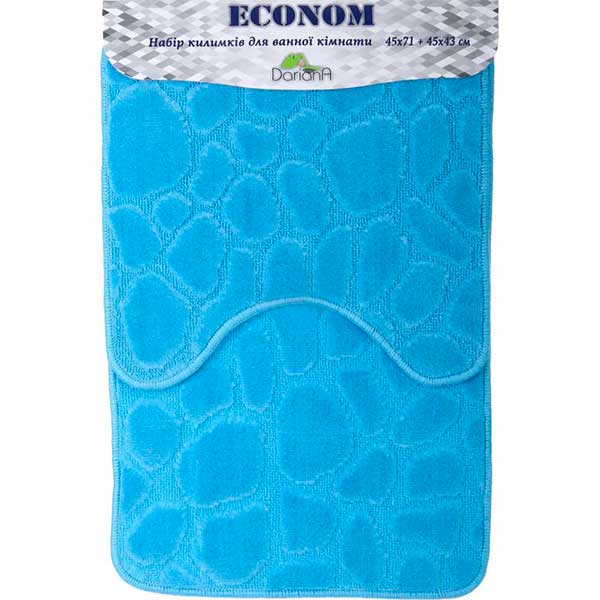 Набор ковриков Dariana Econom JD 664 голубой