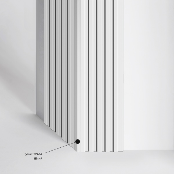 Уголок MARCO decor 1919-64 белый 19х19х2900 мм