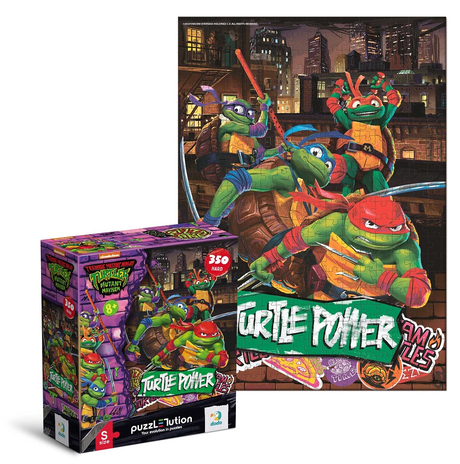 Пазл DoDo Hard-S TMNT. Время Черепашек! 350 элементов 200531