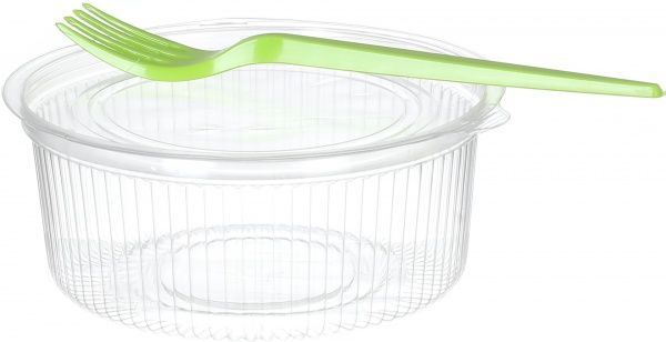 Набор контейнеров Інпак с крышками и вилками 500 мл на 5 персон