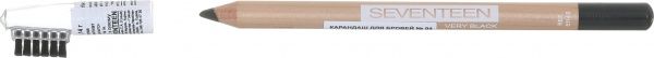Карандаш для бровей Seventeen Longstay eye brow shaper 04 very black 1,14 г