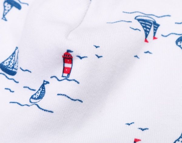 Шапочка дитяча Україна Шп2302 р.38 білий із малюнком