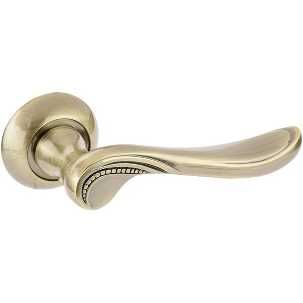 Ручка на розетці  Linde А-2009 стара бронза