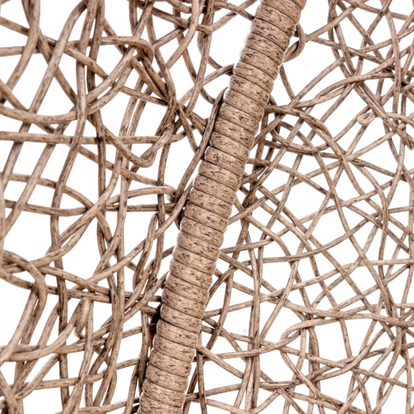 Кресло-кокон Trend с подушкой 124х75х122 см бежевый