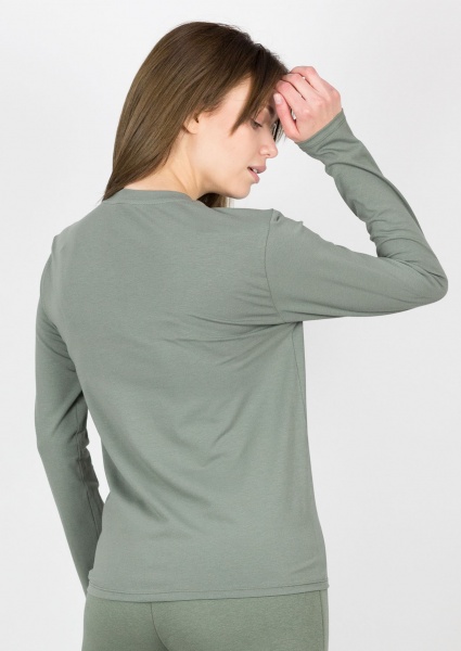 Футболка с длинным рукавом Roksana Alfa №1360/16170 р.L оливковый