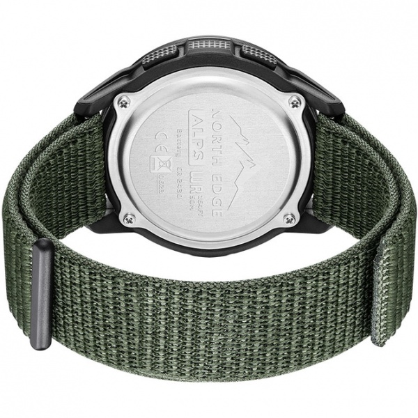 Часы тактические Alps с компасом army green North Edge (1478)