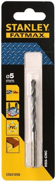 Свердло по металу Stanley 52x86 мм 5 мм STA51058