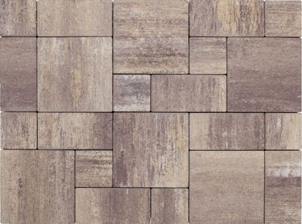 Тротуарная плитка Лайнстоун 30 капучино