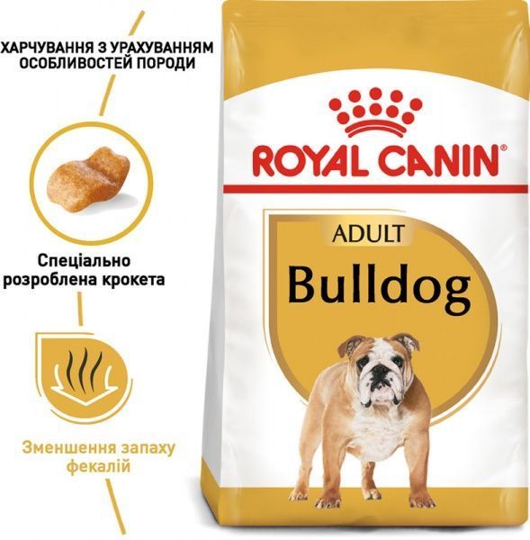 Корм Royal Canin для собак BULLDOG ADULT 12 кг