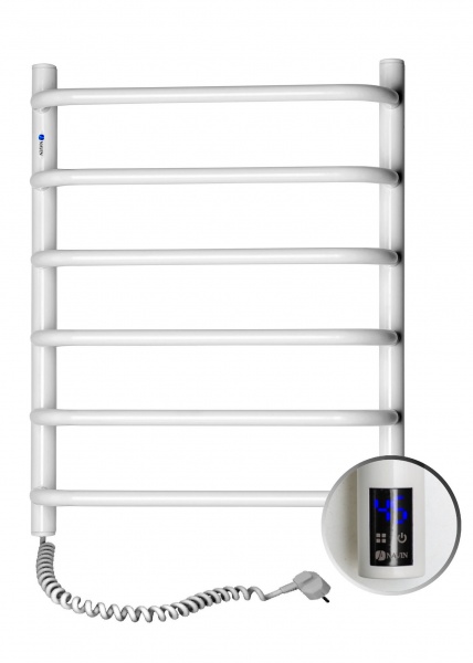 Полотенцесушитель электрический NAVIN Симфония 480х600 Sensor левый белый 12-009133-4860