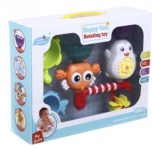 Ігровий набір для купання Esco Водоспад пінгвін 200505855