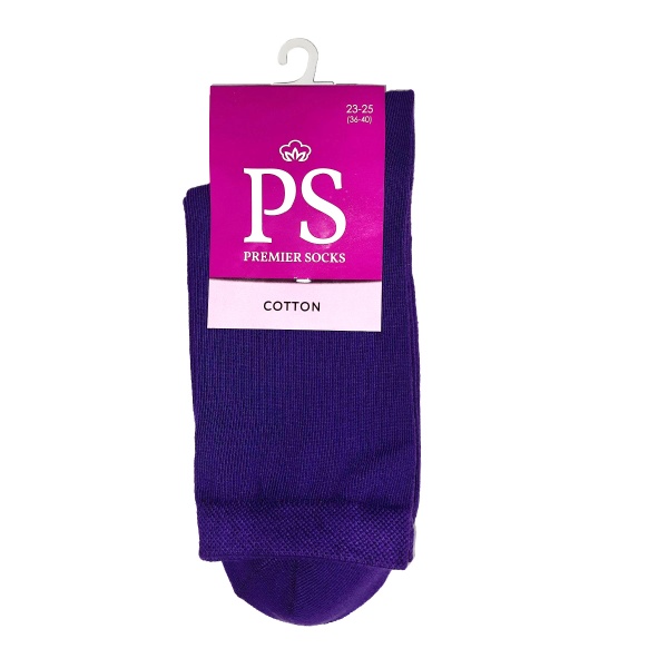 Носки Premier Socks элит классические р. 23-25 темно-фиолетовый 
