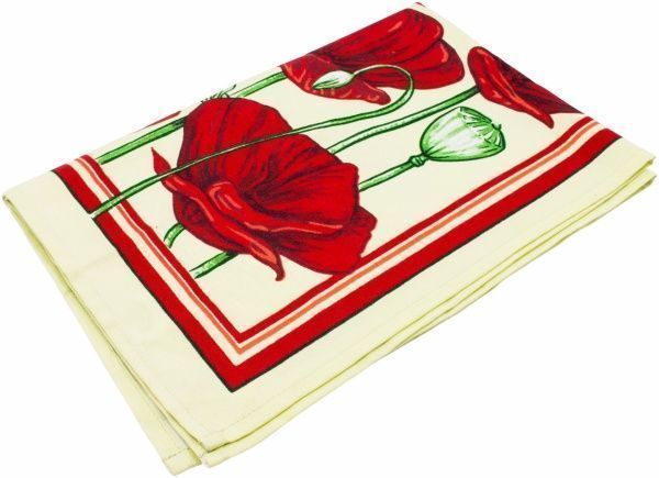 Полотенце кухонное сатин 50x70 см Zastelli красный 