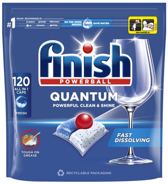Капсулы для ПММ Finish QUANTUM All in 1 120 шт.