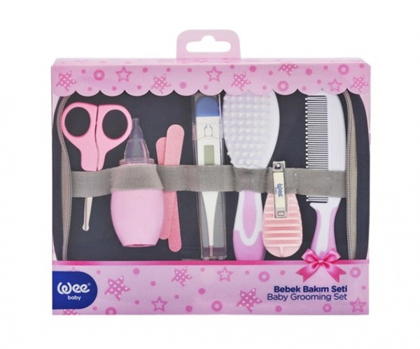 Детский набор Wee Baby для ухода розовый