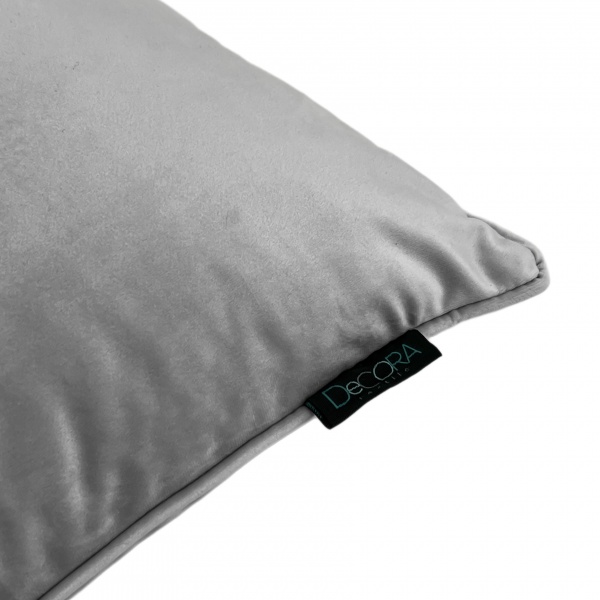 Подушка декоративная VELOUR 60x60 см стальной Decora textile 