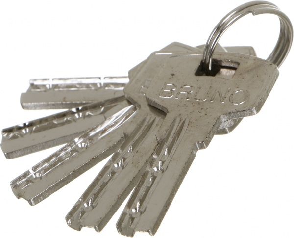 Замок врезной с ручками Bruno PZ 55 мм античная латунь