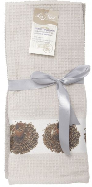 Набір рушників Coffee beans 40x70 см бежево-коричневий La Nuit 