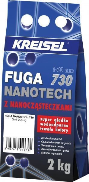 Фуга Крайзель Nanotech 730 2А 2 кг білий