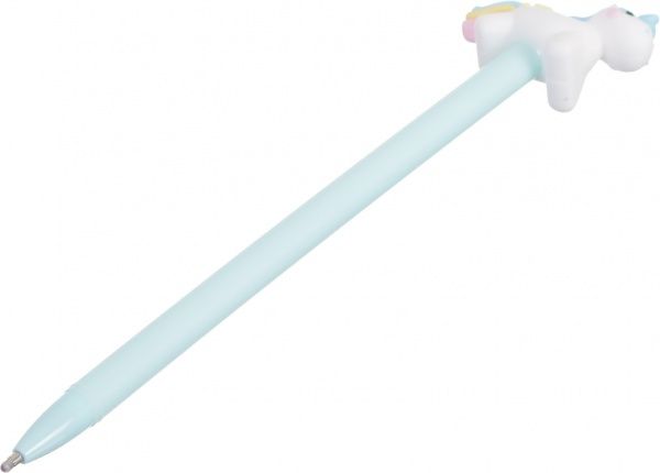 Ручка шариковая «Единорог голубая радуга» 