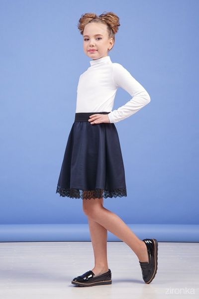 Спідниця шкільна 30-9001-2 Zironka р.128 синій 