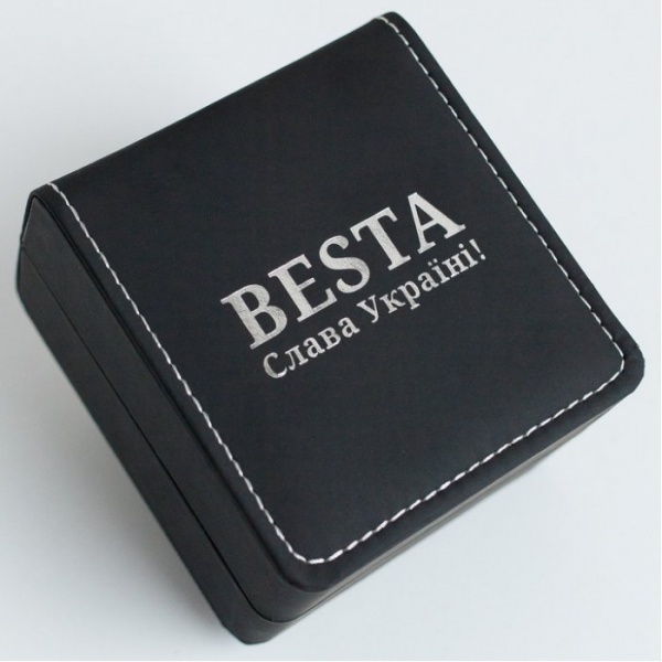 Коробочка для часов «Слава Україні!» BESTA black 