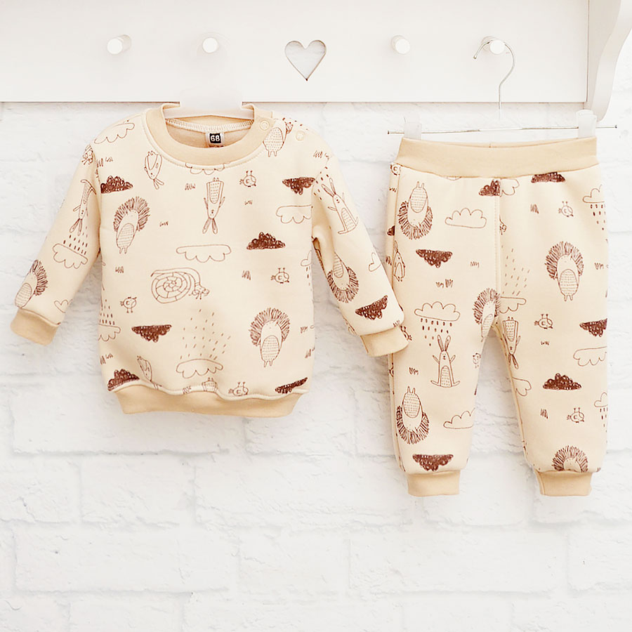 Костюм Blanka Дождик бежевый р.80-86 110878