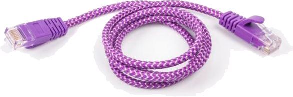 Патч-корд Viewcon NL009 1 м фиолетовый 