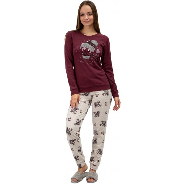 Пижама женская Roksana 1034/16049 р. M баклажановый 