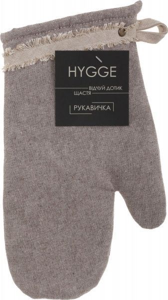 Рукавичка-прихватка Huge Marron 16x33 см коричневий Прованс 