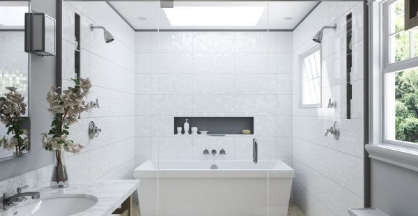 Плитка Golden Tile Сатин білий НЗ0453 2 сорт 30х60 