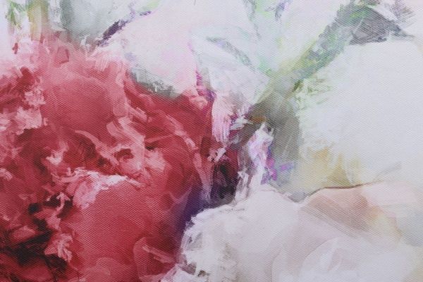 Картина Пионы 65x65 см Styler GL-12528 