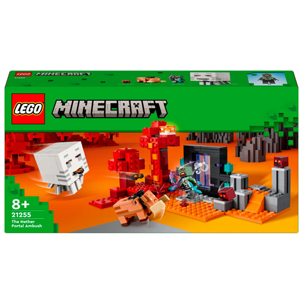 Конструктор LEGO Minecraft Засідка біля порталу в Нижній світ 21255