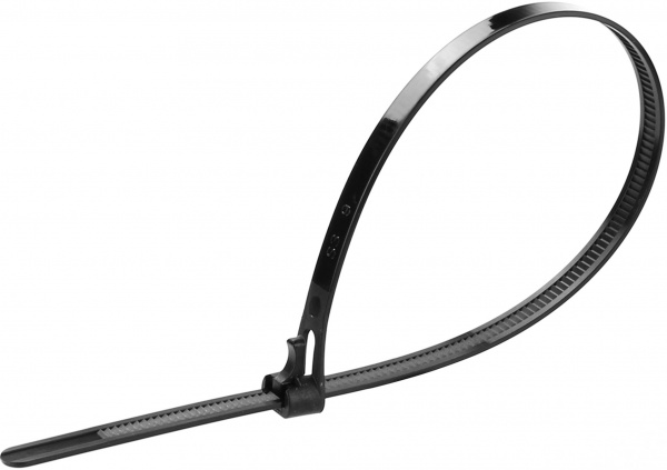 Стяжки з фіксатором багаторазові EMT 300х7,5 мм 20 шт. чорний 