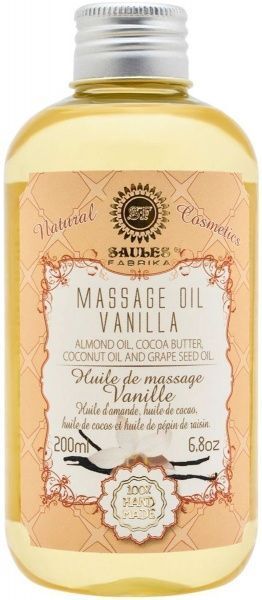 Олія масажна Saules Fabrika Ваніль 200 мл
