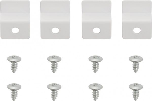 Монтажный комплект Larvij для ДСП-полки L9706WH белый