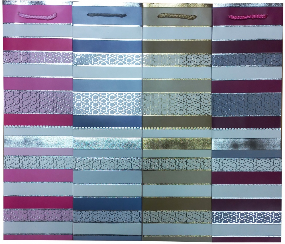 Пакет подарочный премиум класса для бутылки