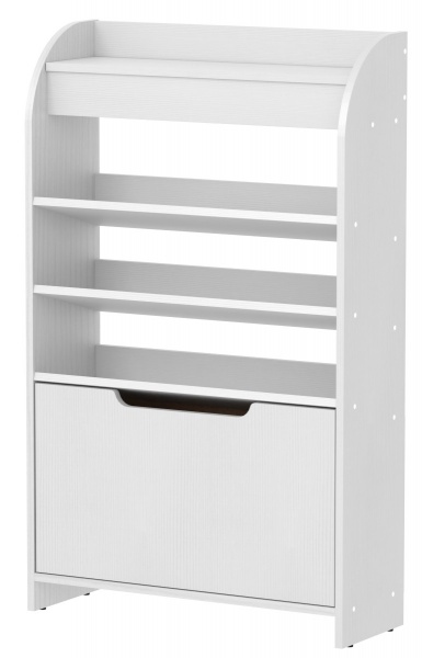 Тумба для обуви Компанит ТО-14 250x700x1142 мм / нимфея альба 