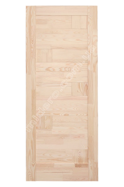 Дверное полотно Домінант-Вуд Мозаика 2-2 - глухое 600х2000х36 ПО 600 мм под покраску 