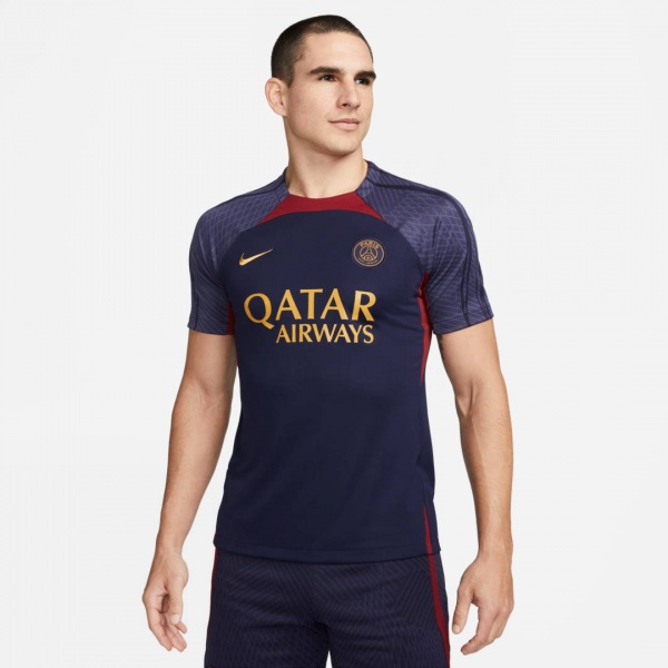Футболка Nike PSG DF STRK SS TOP K DX3022-499 р.M синій