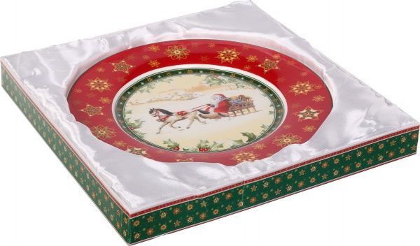 Блюдо кругле Santa Christmas Collection 26 см Lefard 