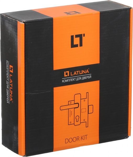 Замок врезной с ручками Kumru SN/CP PZ 62 мм никель