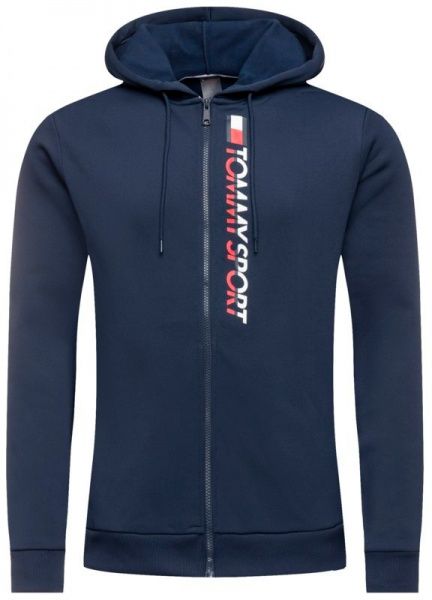Джемпер Tommy Hilfiger FLEECE ZIP UP HOODY S20S200281401 р. XL темно-синій