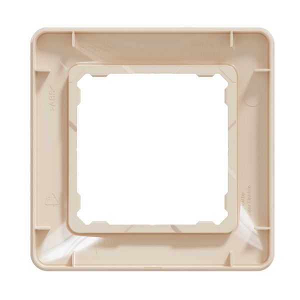 Рамка одноместная Schneider Electric Sedna Design универсальная бежевый SDD312801
