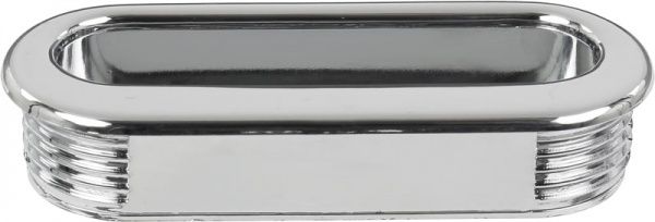 Меблева ручка 0069CL ABS d26 мм полірований хром Poliplast 339Рс