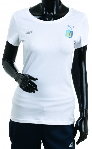 Футболка 4F TSHIRTS SS23 4FSSS23TTSHF1942-10S р.XL білий