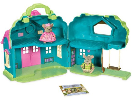 Ігровий набір Li'l Woodzeez Школа і сім'я мишей 6101M 