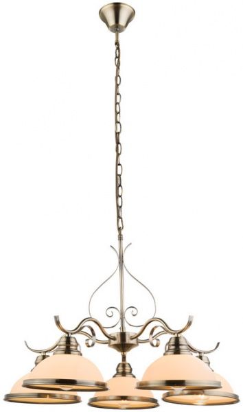 Люстра підвісна Globo Sassari 5x60 Вт E27 латунь 6906-5 