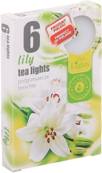Свеча ароматизированная Лилия 6 шт. Admit
